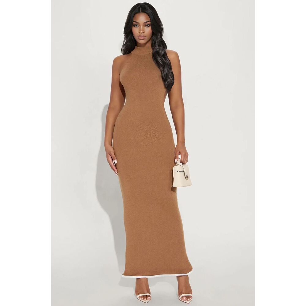 Sweater Maxi Dress - Mocha